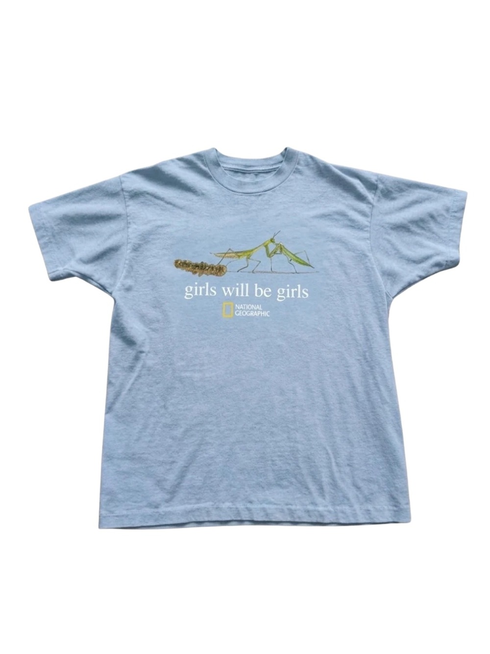 Gildan Girls Will Be Girls Light Blue Tee